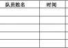 足球比赛登记表(足球比赛记录表格范本)