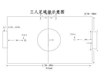 标准足球场尺寸图(门球场地标准尺寸图)，门球场地标准尺寸图及标准足球场尺寸图解，门球场地与标准足球场尺寸图解