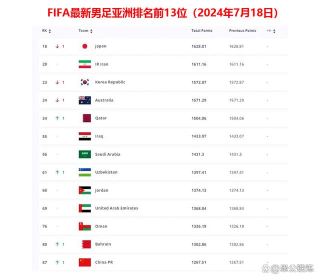 国际足联足球排名(国际足联足球排名前100)  第2张